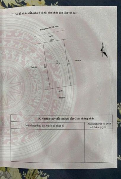 Bán Đất Biệt Thự Mặt Phố Nguyễn Viết Xuân, Ph Tân Bình, Tp Hd, 220M2, Mt 10M, Gần Sông - 638527