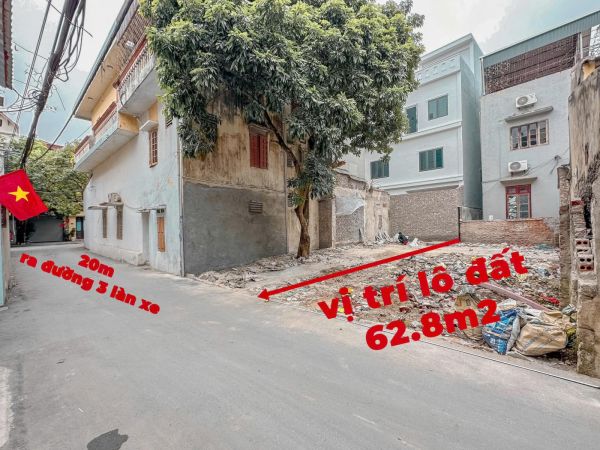 Bán Đất Ngõ 88 Đinh Văn Tả, Ph Bình Hàn, Tp Hải Dương, 62.8M2, Mt 4.22M, Hướng Nam, Ngõ Thông Oto - 639265