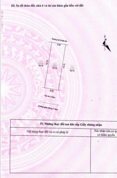 Bán Đất Mặt Phố Phạm Minh Nghĩa, Kdc Trần Hưng Đạo, Tp Hd, 78.75M2, Mt 5M, Đường 17.5M - 639760