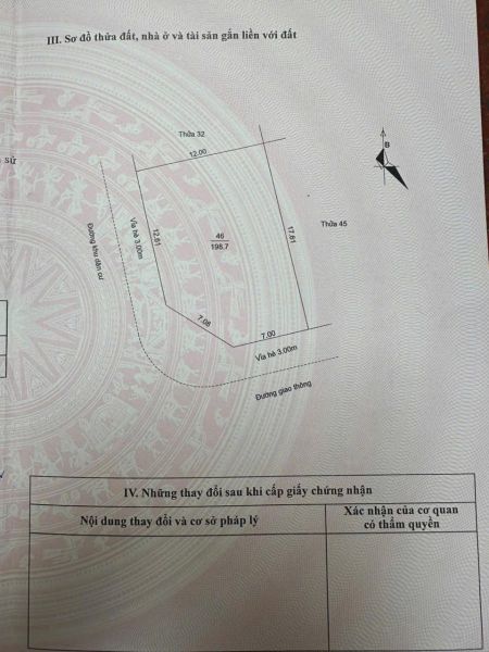 Bán Đất Lô Góc Nhà Vườn Kđt Tuệ Tĩnh, Tp Hải Dương 198.7M2, 2 Mặt Đường, Vị Trí Đẹp - 639940