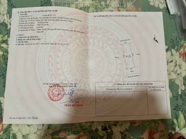 Bán 2 Lô Đất Mặt Phố Trần Đại Nghĩa, Kđt An Phú, Tp Hải Dương, 67.5M2, Mt 4.5M, Giá Tốt - 640867