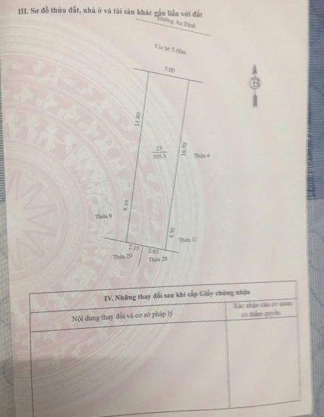 Bán 2 Lô Đất Mặt Đường An Định, Ph Quang Trung, Tp Hải Dương, 212M2, Mt 10M, Kd Tốt - 641062