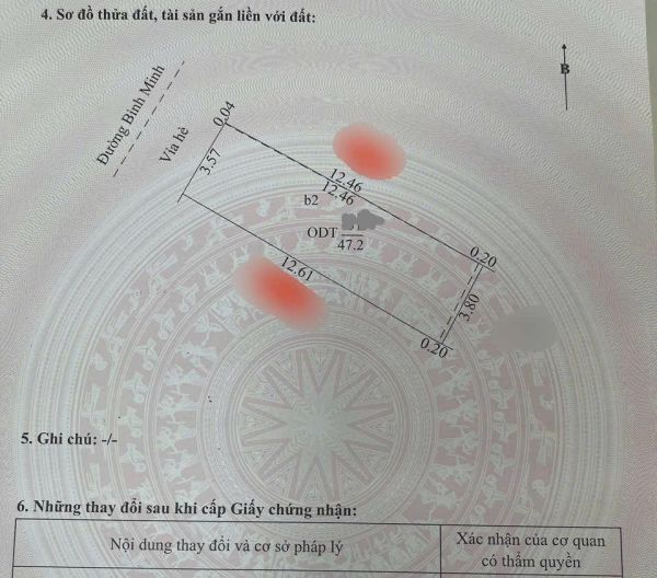 Bán Lô Đất Mặt Phố Bình Minh, Ph Lê Thanh Nghị, Tây Hải Phòng, 47.2M2, Mt 3.57M, Kd Tốt - 641851