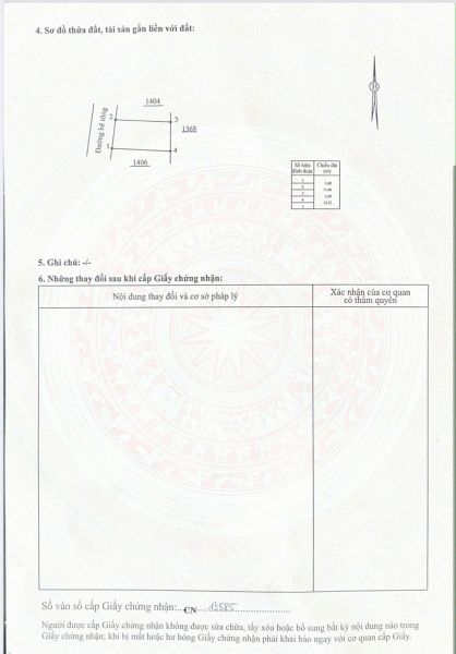 ĐẤT THỔ CƯ SUỐI TIÊN - DIÊN KHÁNH ( NAY LÀ SUỐI HIỆP)  - DT 68M NGANG 5,5M - 642391
