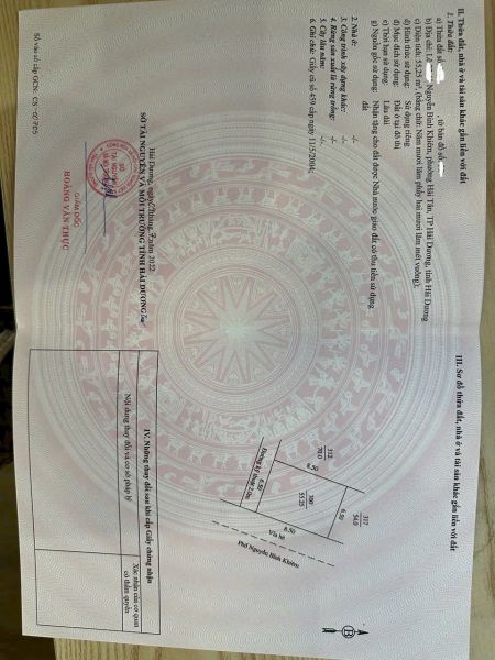 Bán Lô Đất Góc Mặt Phố Phạm Ngọc Khánh, Đông Nam Cường, Tp Hd, 109.25M2, 2 Mặt Đường - 642877