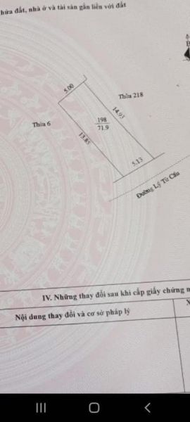 Bán Lô Đất Mặt Phố Lý Tử Cấu, Phường Tứ Minh, Tp Hd, 71.9M2, Mt Hơn 5M, Gần Chợ, Kd Tốt, 2.5 Tỷ - 643849