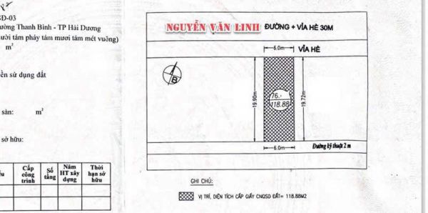Bán Lô Đất Gần 240M2 Mặt Tiền 12M Đường Đôi Nguyễn Văn Linh, Tp Hải Dương, Kd Cưc Tốt - 644221
