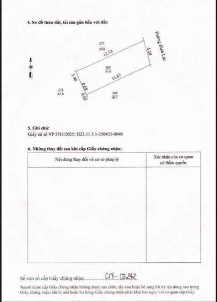 Bán Đất Mặt Phố Bình Lộc, Ph Lê Thanh Nghị, Tp Hải Dương, 51M2, Mt 4.2M, Kd Buôn Bán - 644608